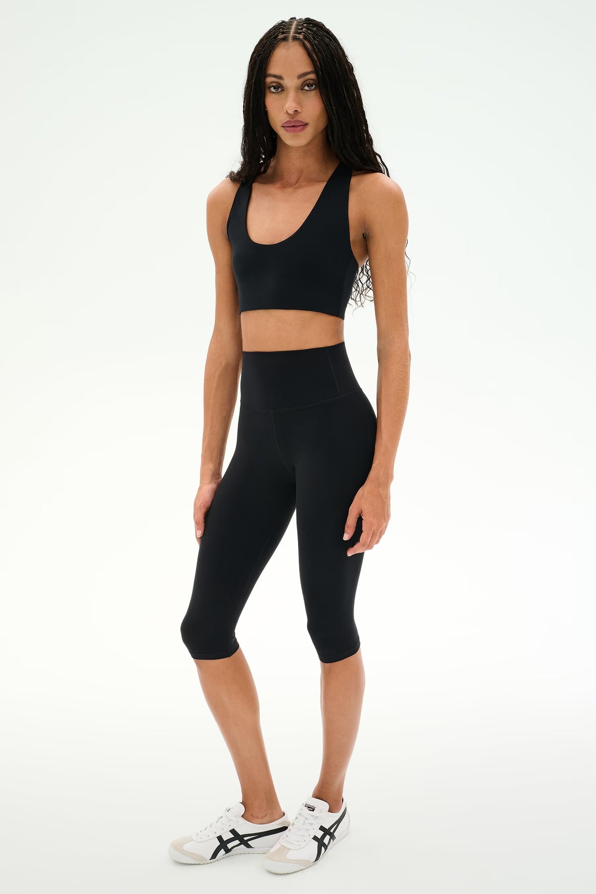 Airweight High Waist 16" Capri Legging - Black