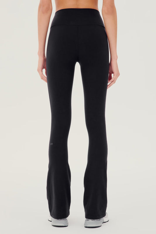 Raquel High Waist Flared Legging 32"length - Black