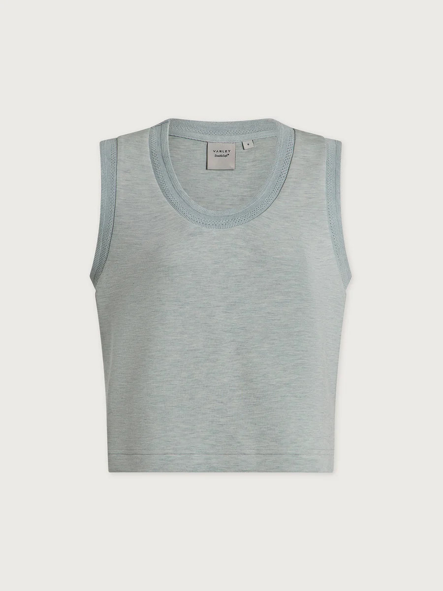Cambrie Scoop Neck Tank - Mint Green Marl