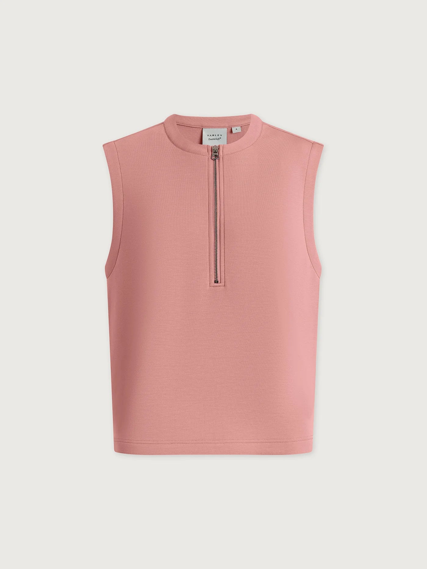 Simmons Half-Zip Tank - Brandy Rose