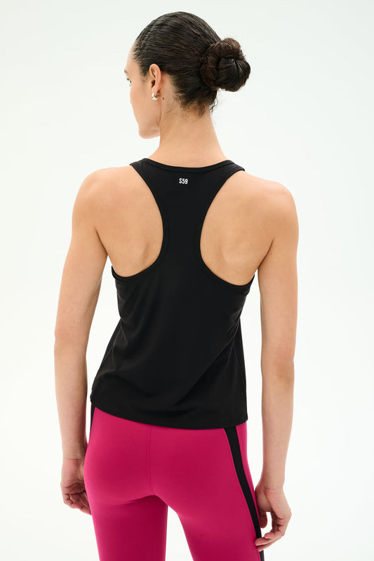 Mel Airweight Lite Tank - Black