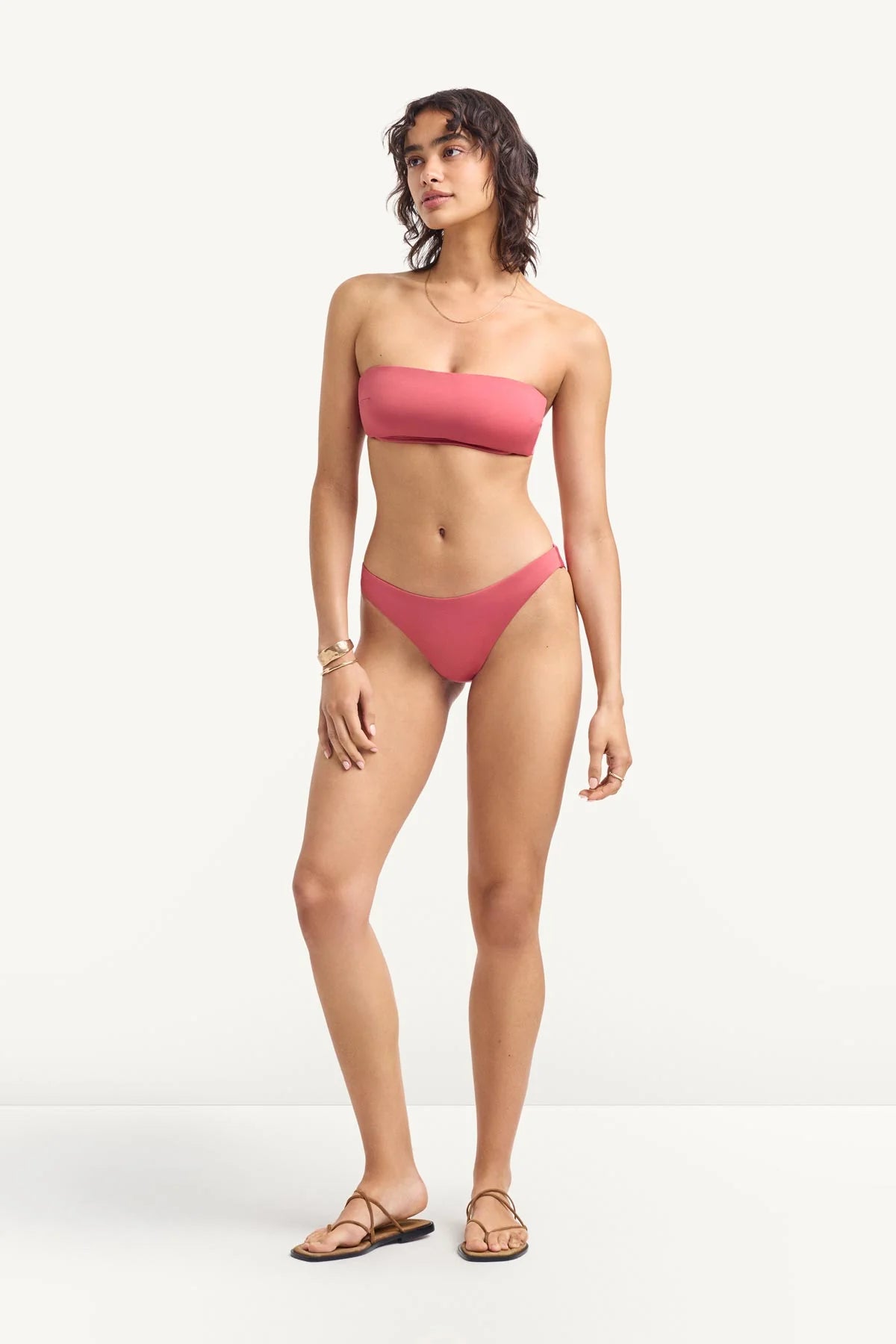 Nala Bandeau Top - Wild Rose EcoLux