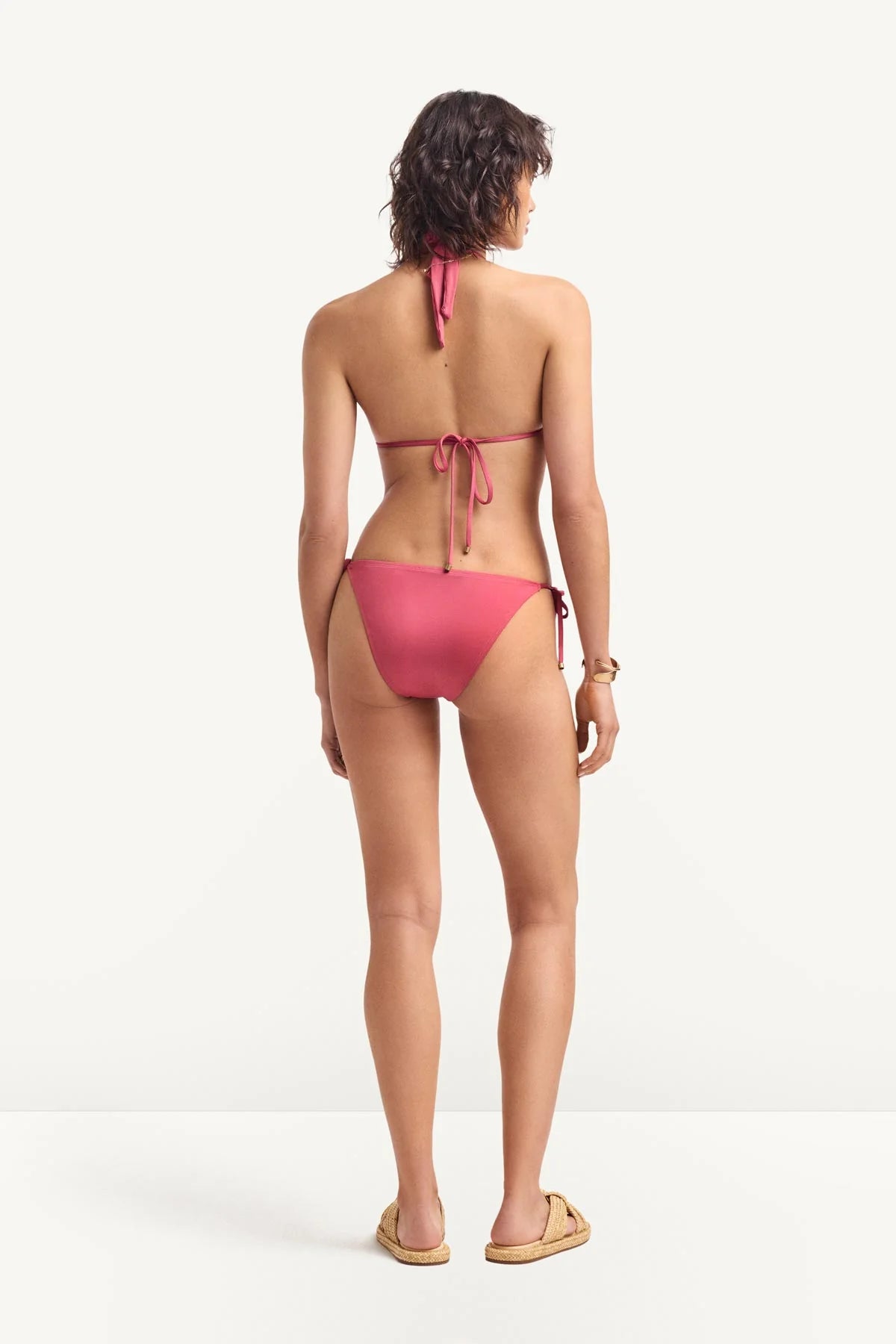Elle Tie Side Bottom - Wild Rose EcoLux