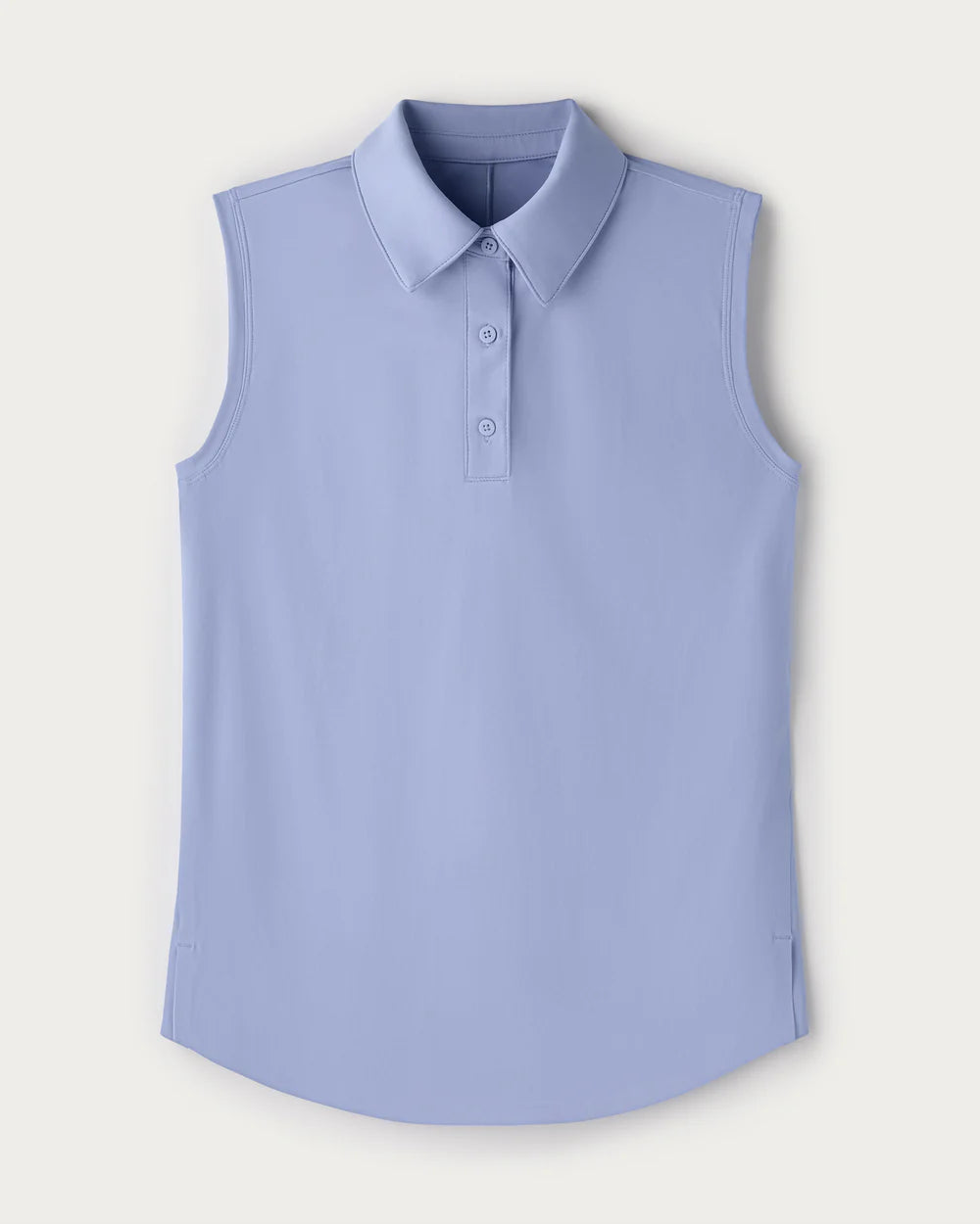 Course to Court Sleeveless Polo Top - Hydrangea Blue