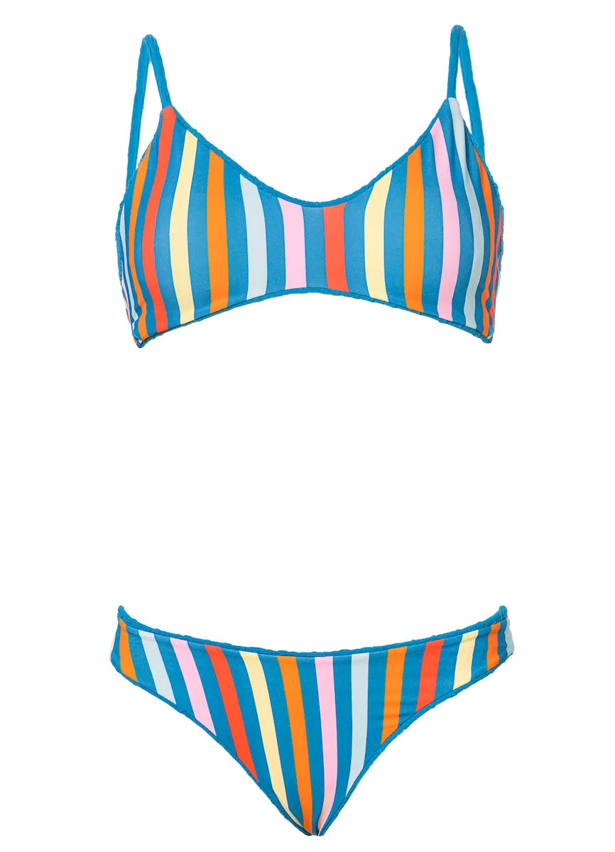 Lagoon Fog Sublimity Regular Rise Classic Bikini Bottom Reversible