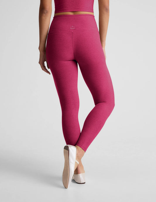 Spacedye™ Caught In The Midi High Waisted Legging - Sangria Heather