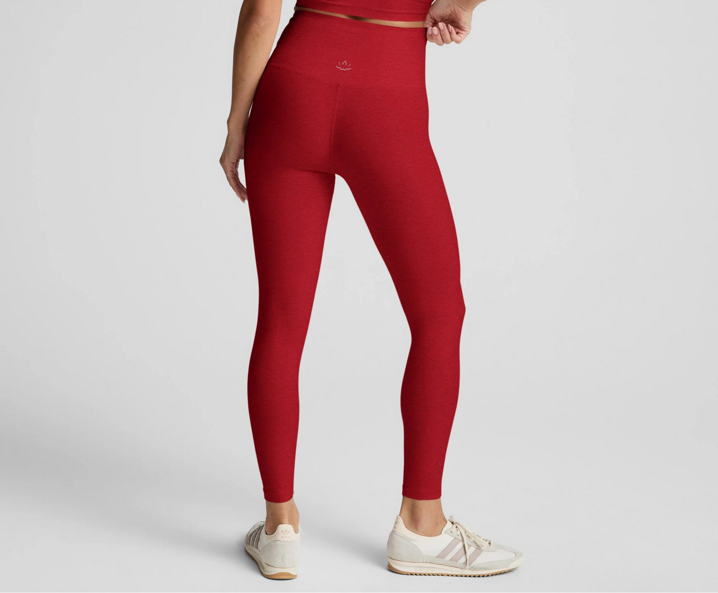 Spacedye Centered Midi Legging - Red
