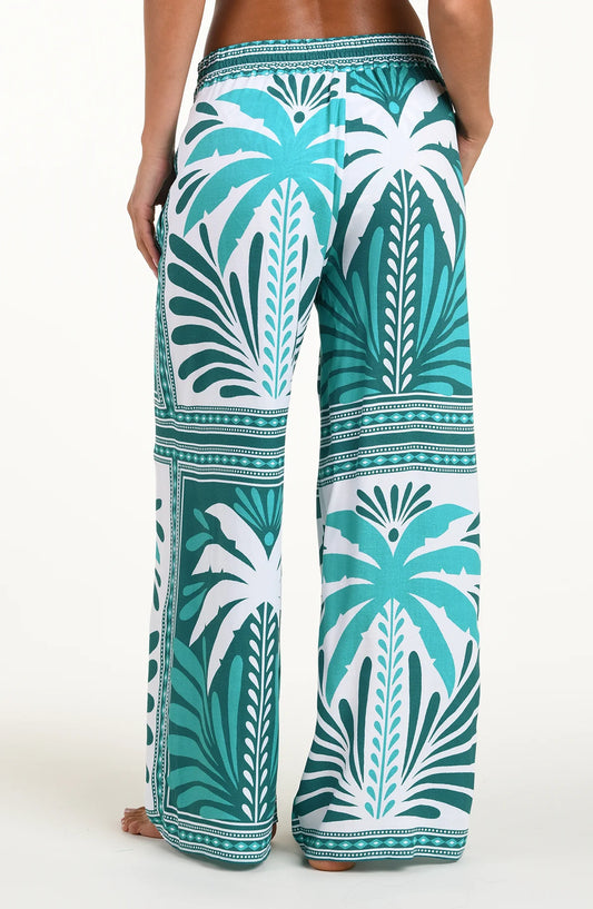 Beach Pant- Patchwork Palms XS-XL