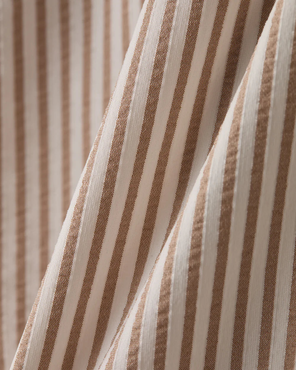 Saltair Short Lined- Taupe Stripe