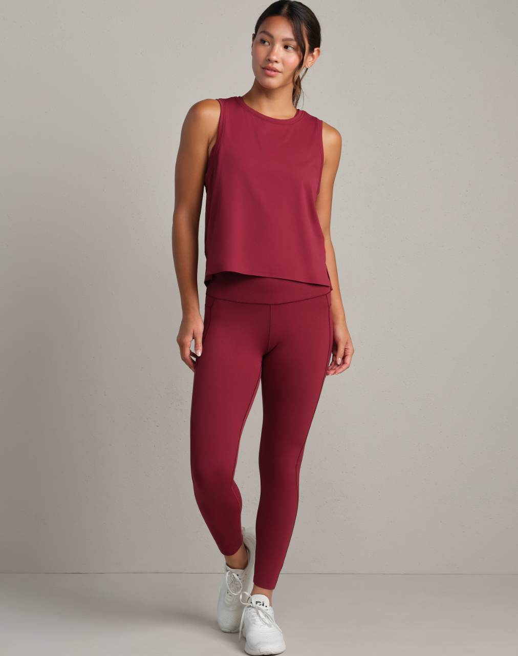 Serene Tank-Cranberry 3 LEFT XS, L & XL