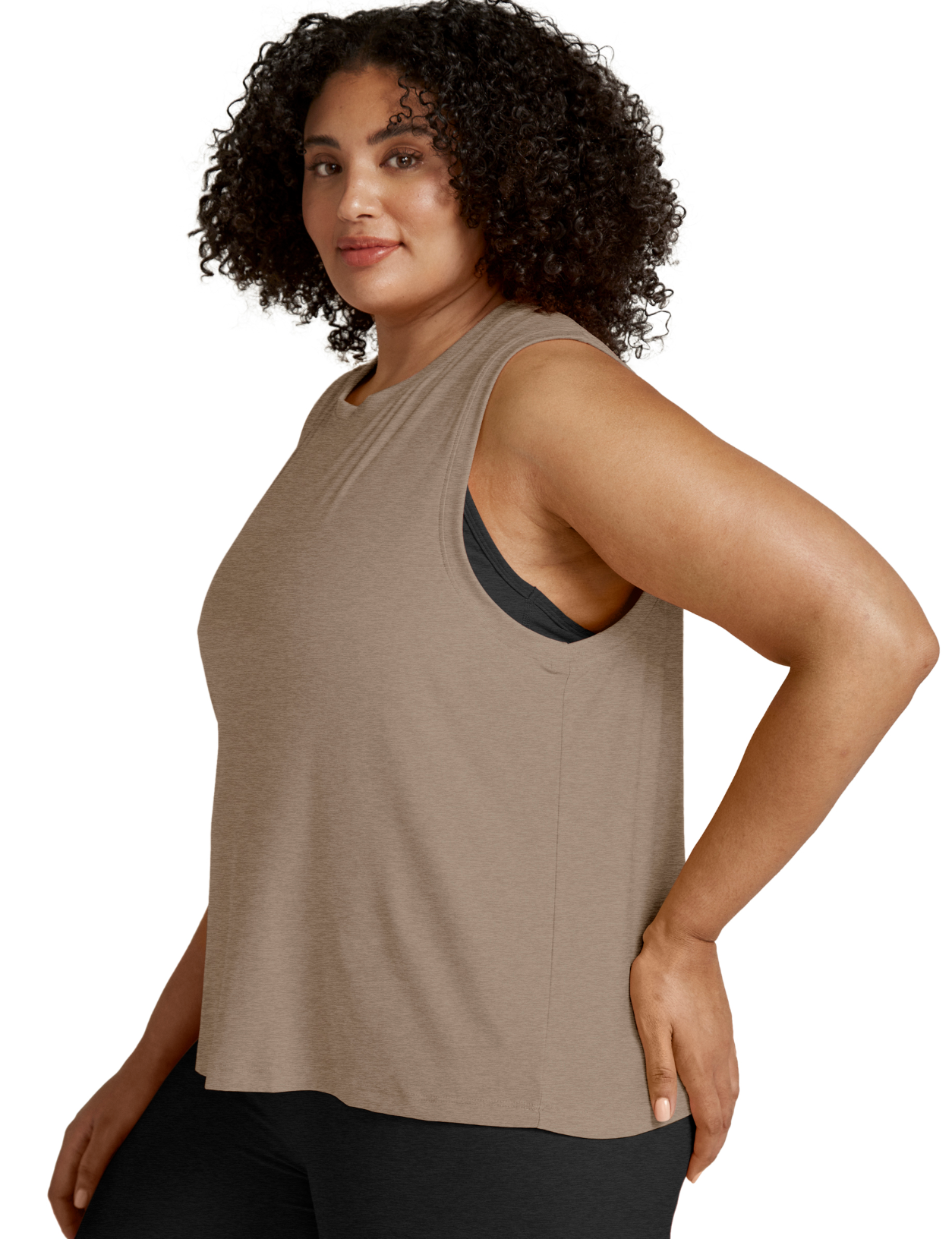 Featherweight Rebalance Tank - Birch Heather 1X-4X