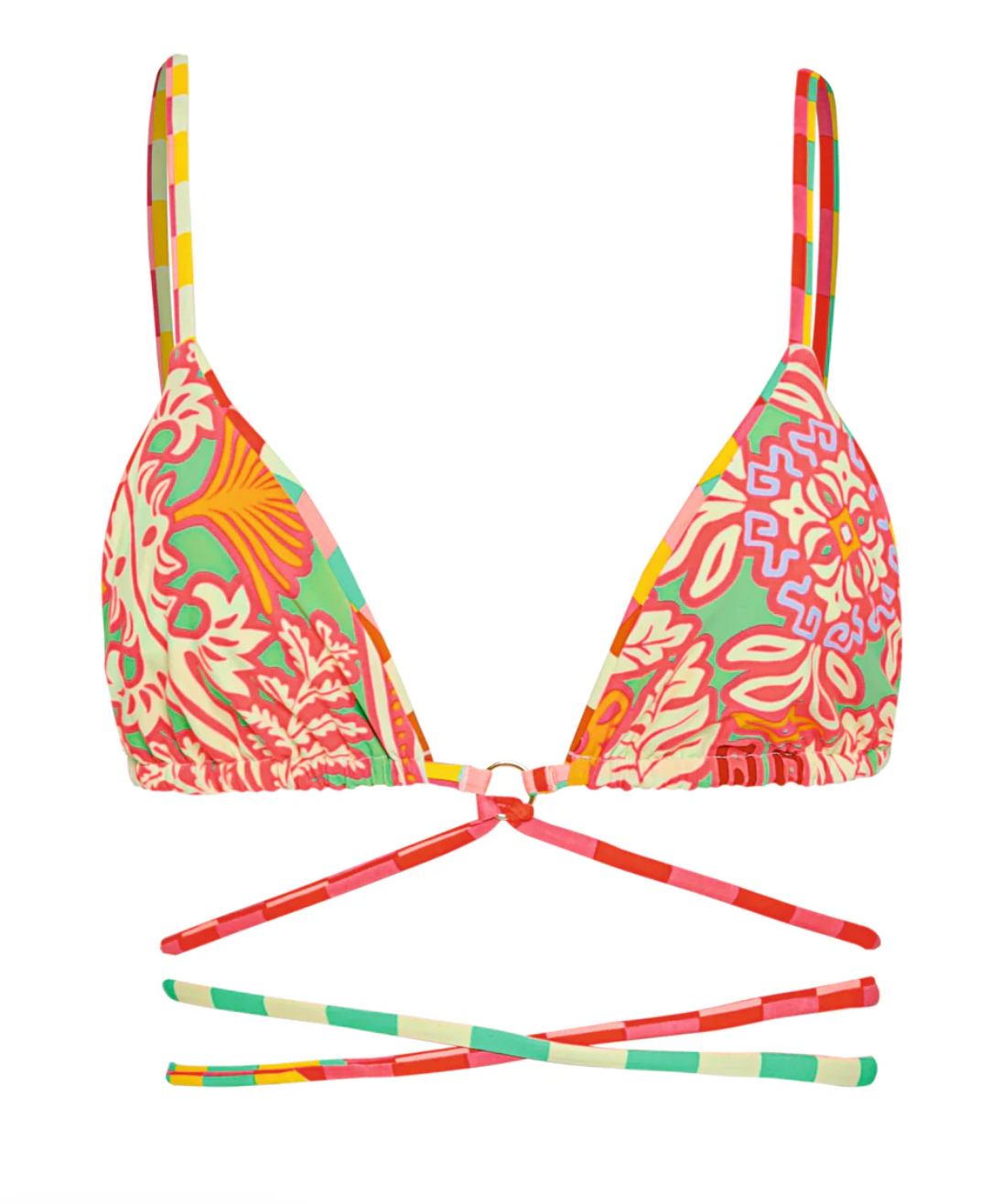 Golden Gambit Coco Sliding Triangle Bikini Top (Reversible) S-L