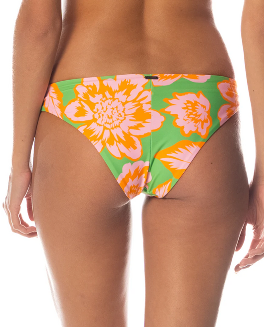 Sunset Petals Iconic Low Rise Thin Side Bikini Bottom (Reversible) XS-XL