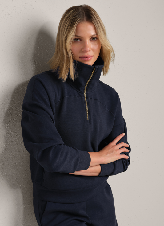 DreamGlow™ 1/2 Zip - Navy Blue XS-XXL