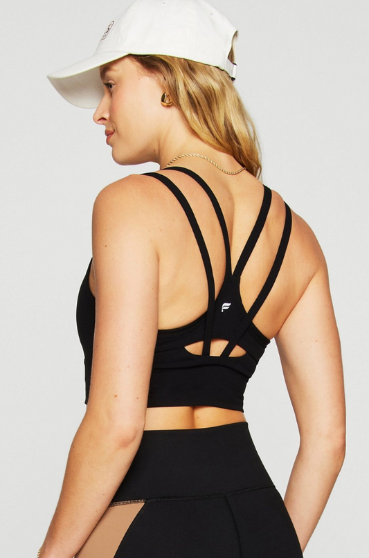 Principal Longline Medium Impact Sports Bra - Black XS-XXL
