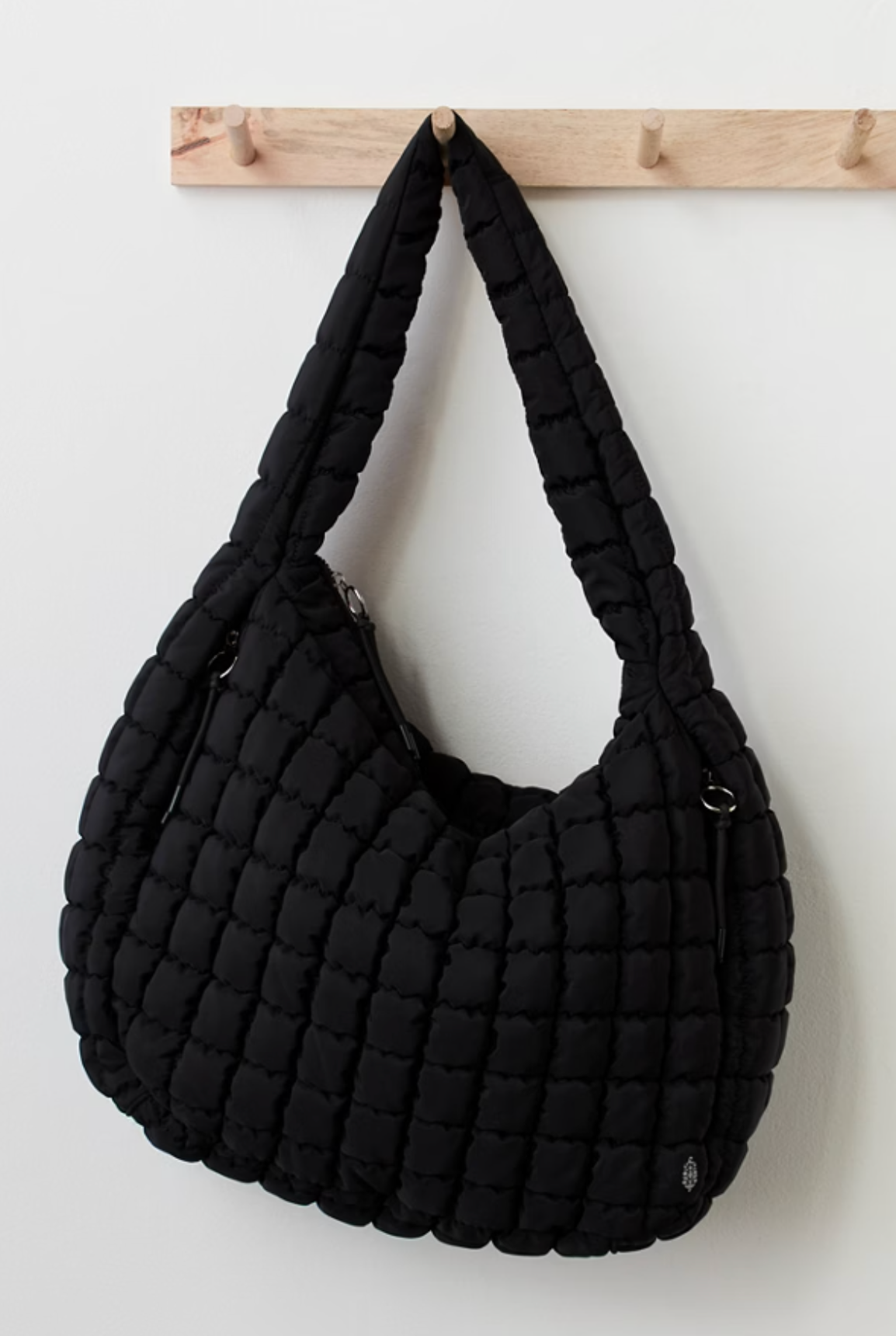 Quilted Carryall Bag - Black