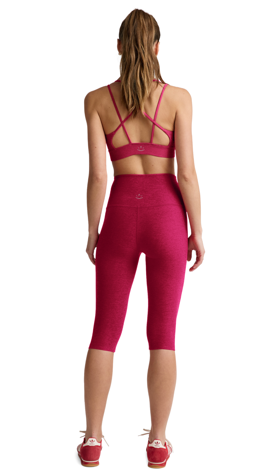 Spacedye™ Pedal Pusher High Waisted Legging - Berry