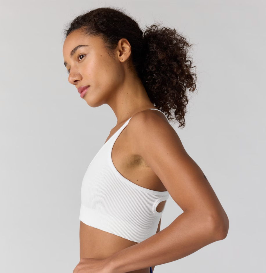 Free Throw Bra - White