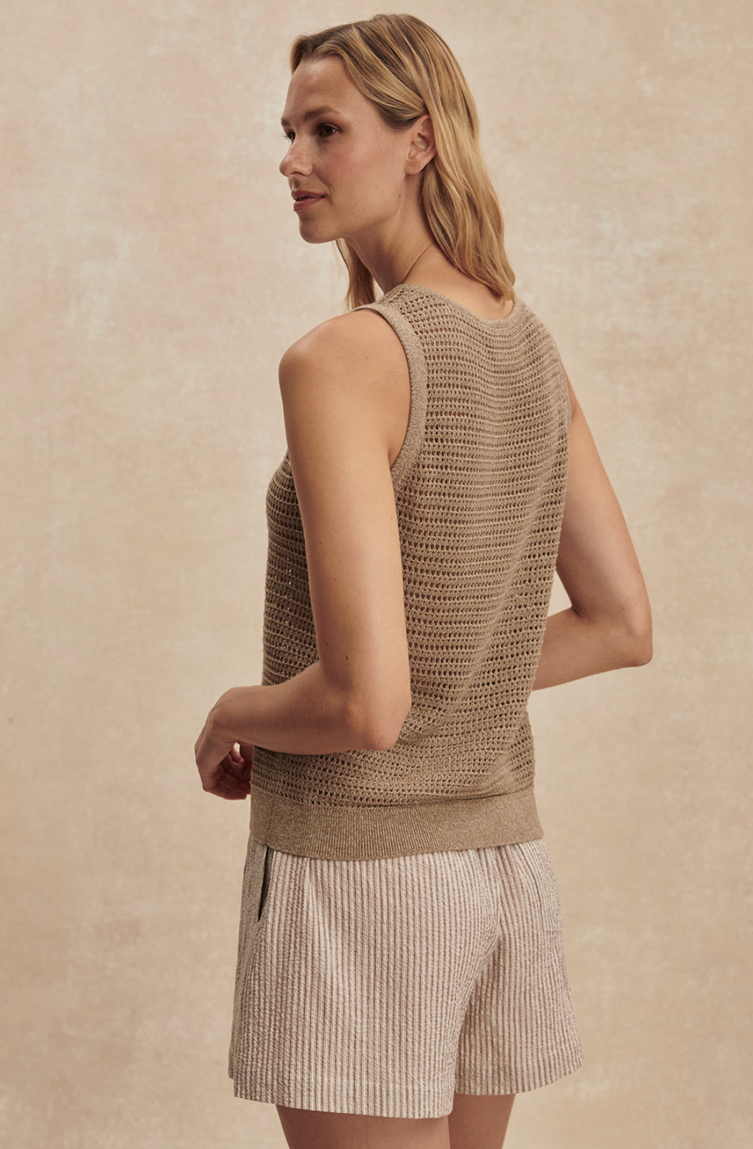 Darina Short 4" - Seersucker