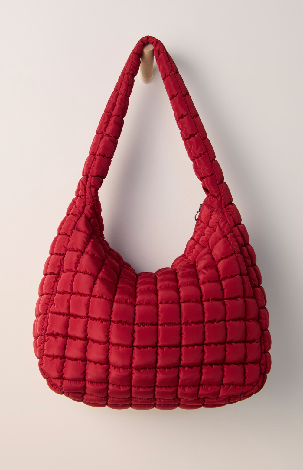 Quilted Carryall Bag - Brick