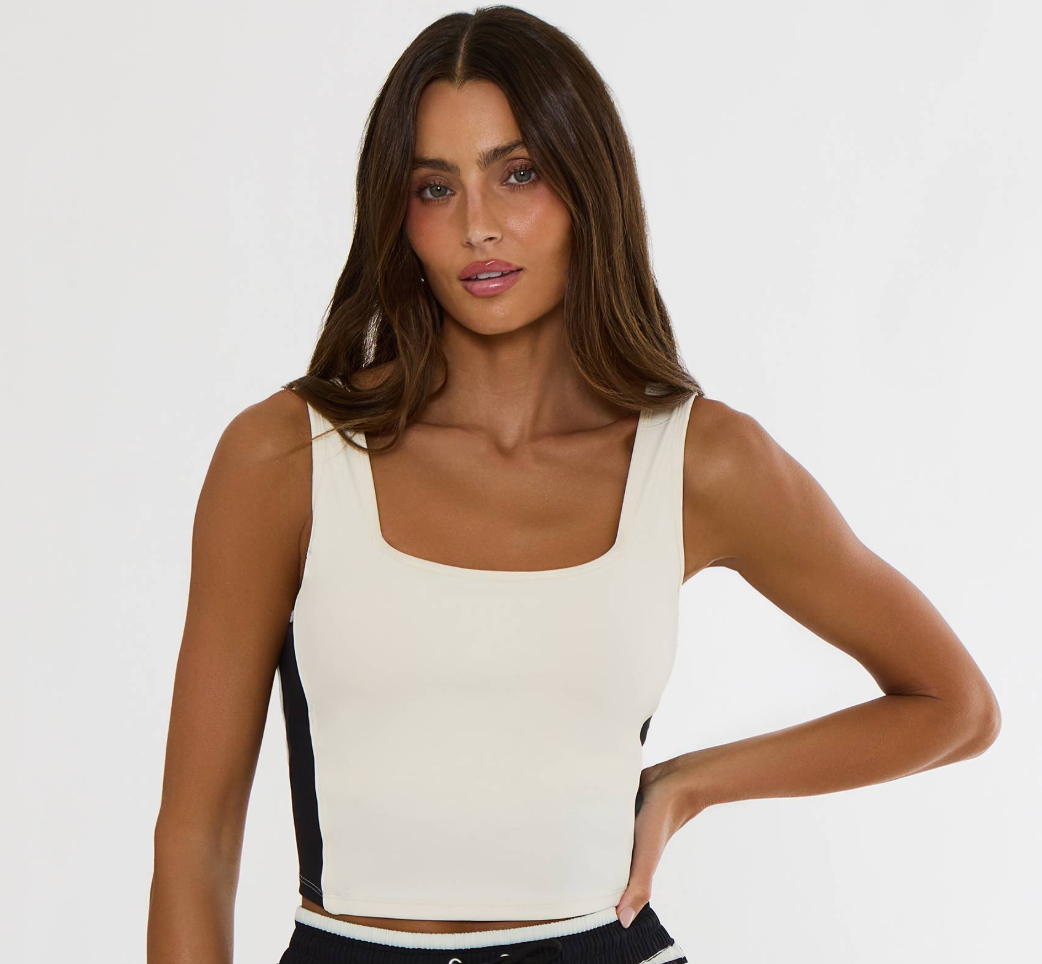 Brietta Top Shadow Stripe