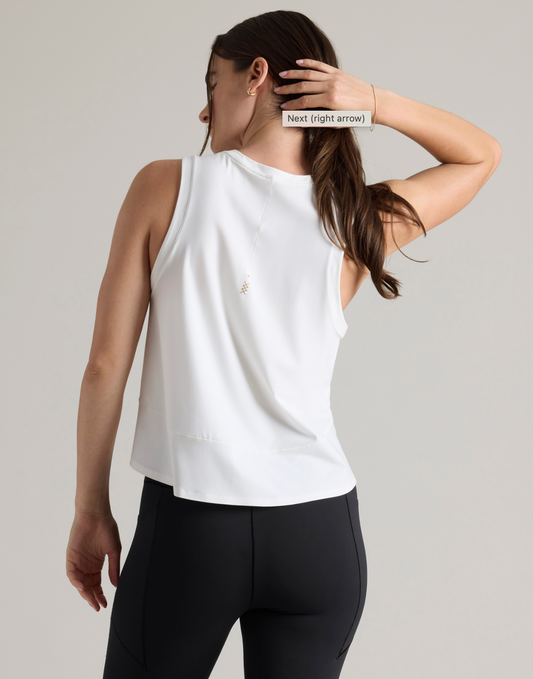 Serene Tank-White XS-XXL