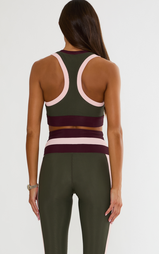 Gwen Top Wild Berry Colorblock