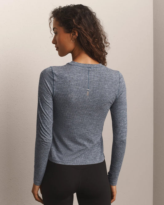 Strata Long Sleeve - Navy Blue