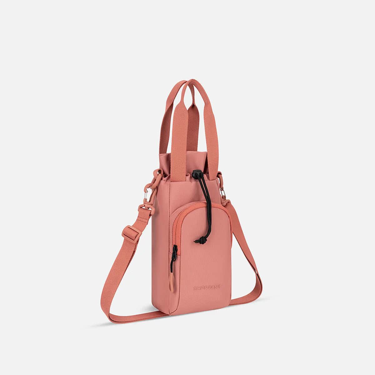 Izzie - Water Bottle Crossbody - Desert Pink