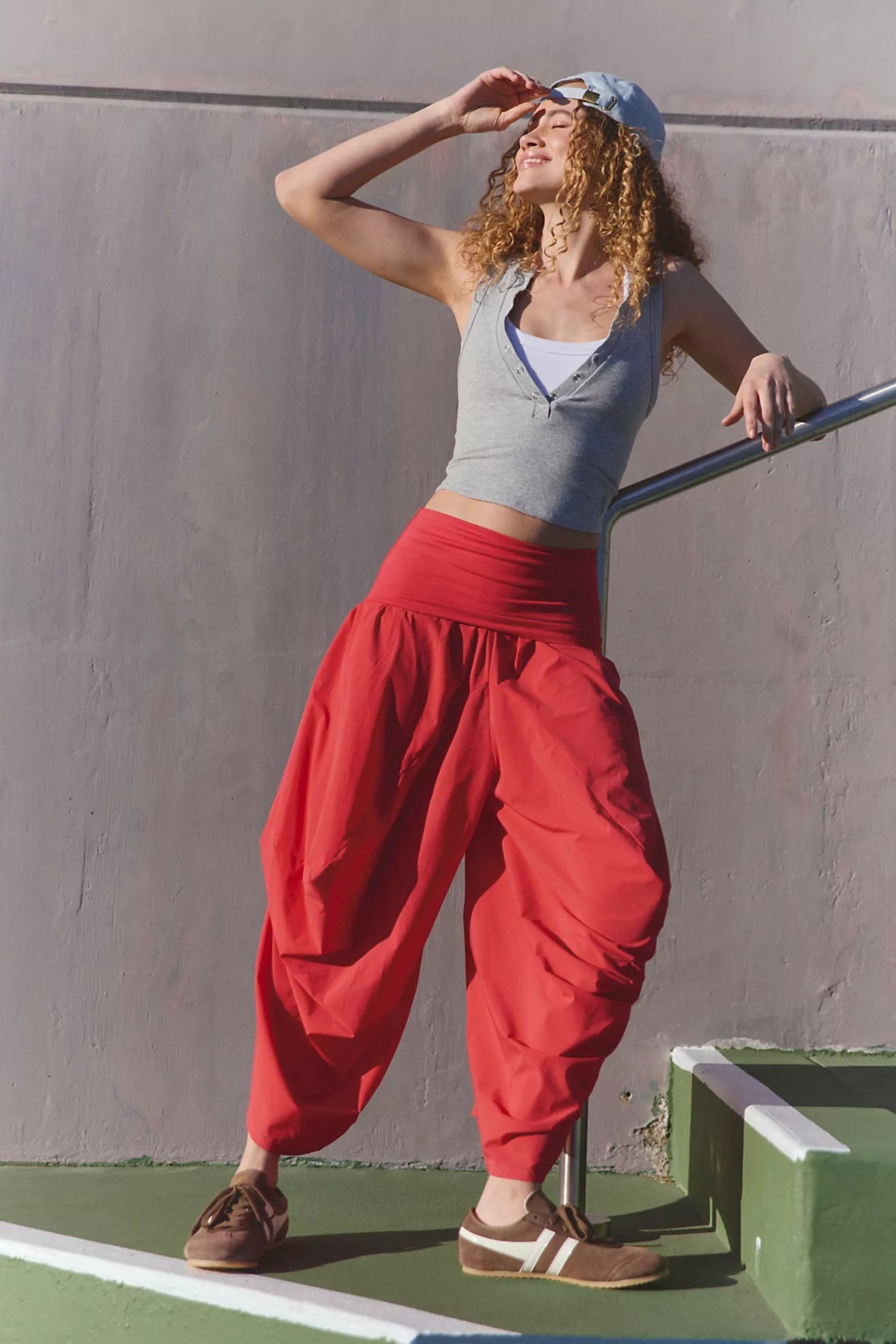 Way Back Convertible One-Piece pants/Jumpsuit - Grapefruit