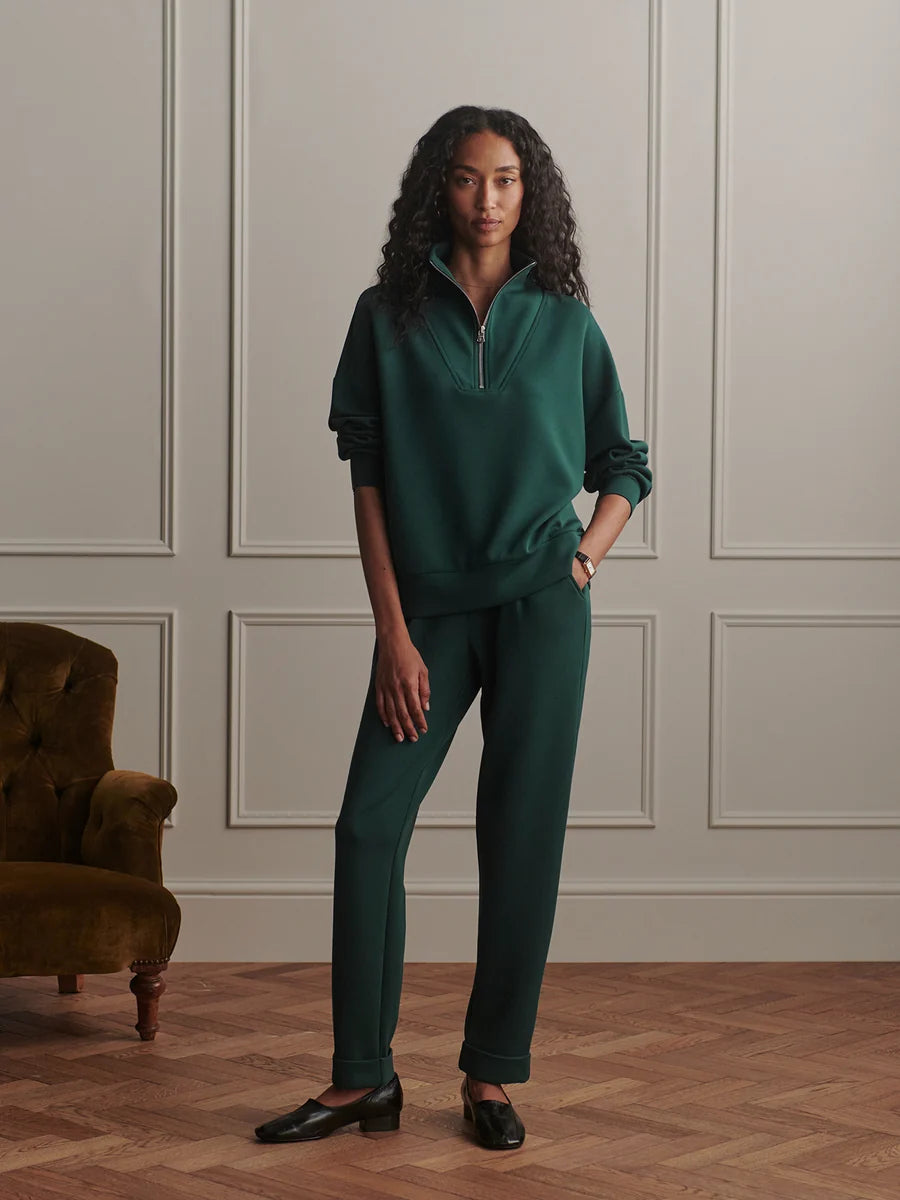 Hawley Half-Zip Sweat - Ponderosa Pine