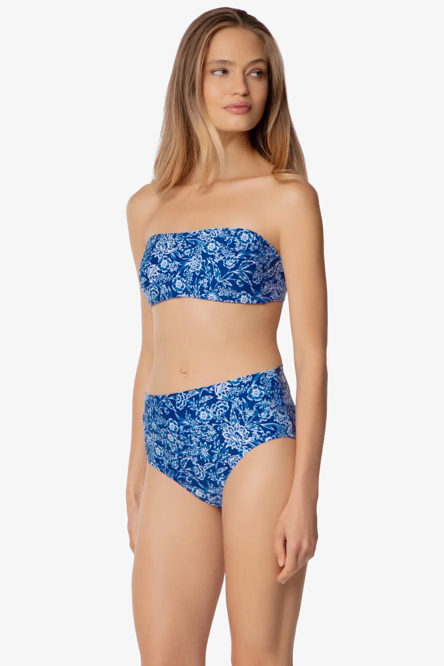 Hi-Low Bottom - Hamptons Floral Blue