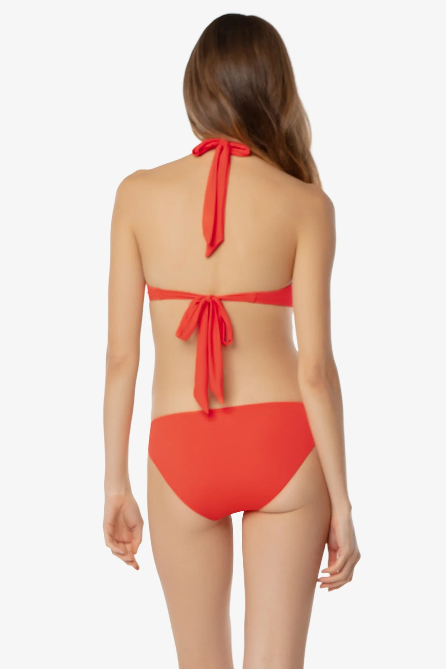 Tortoise Halter - Textured Tropical Coral