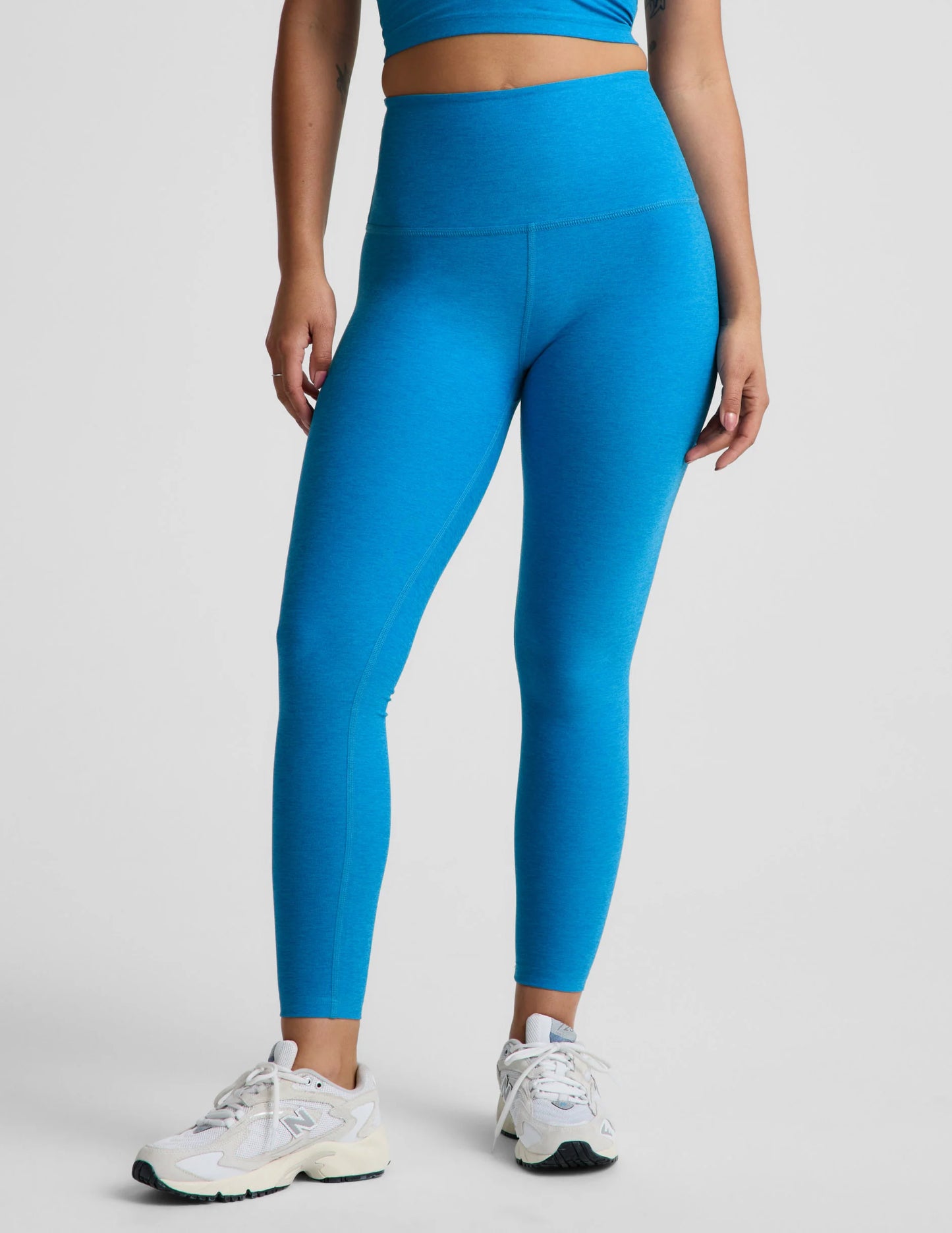 Spacedye™ Caught In The Midi High Waisted Legging -  Malibu Lagoon Heather