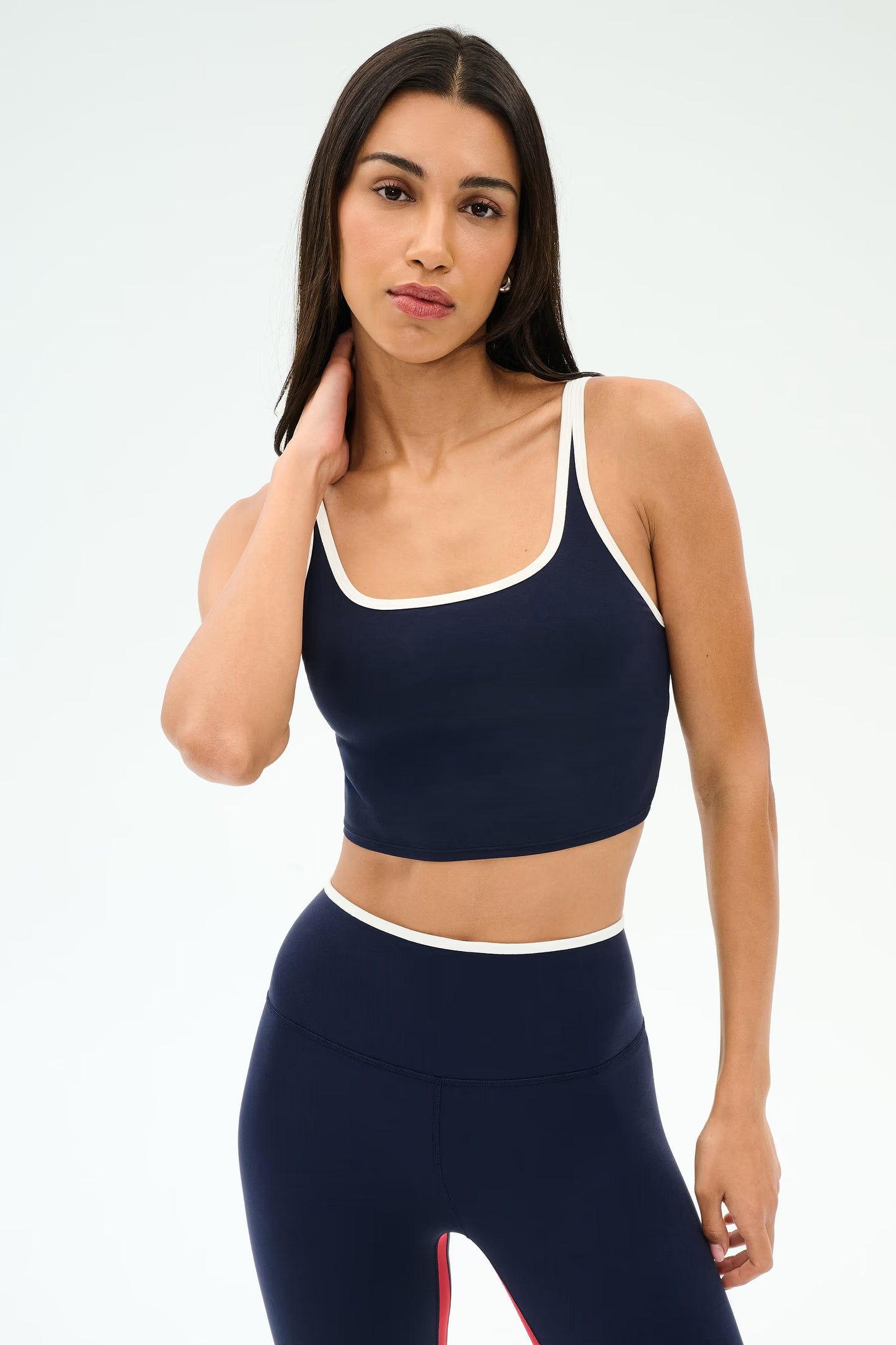 Cait Rigor Bralette- Indigo/White