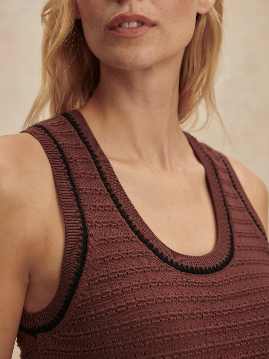 Gideon Knit Tank - Ironwood