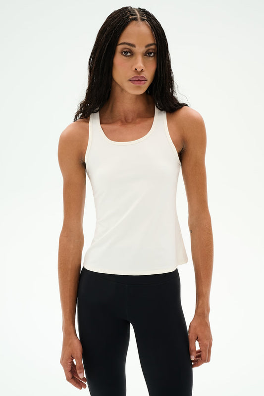 Mel Airweight Lite Tank - White