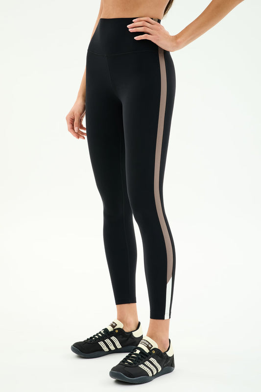 Layla Airweight High Waist 7/8 - Black/Lentil