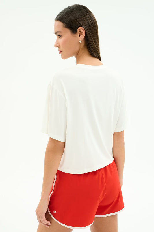 Djuna Oversized Jersey Tee - White
