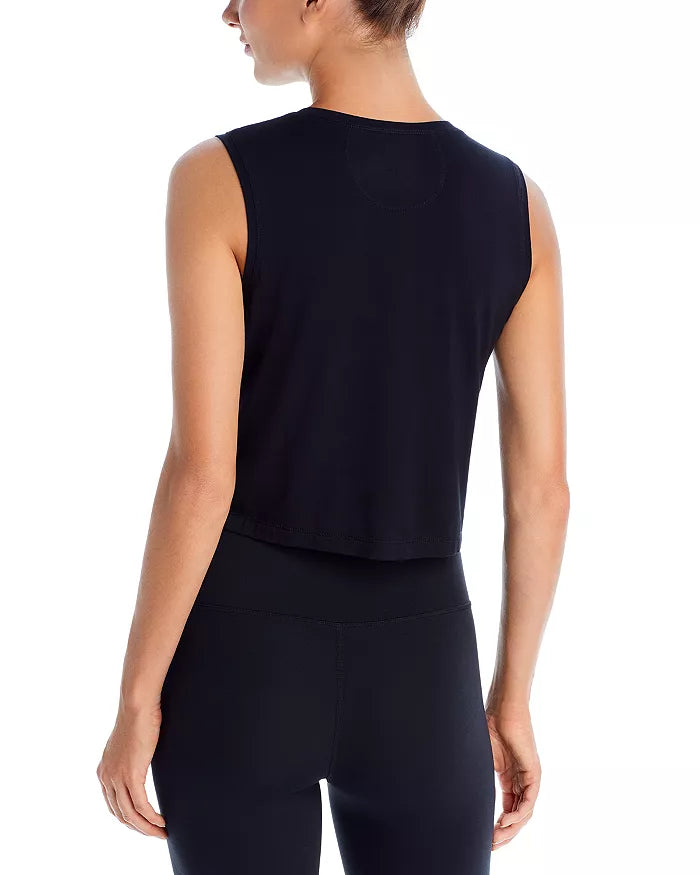 Sienna Crop Tank - Black