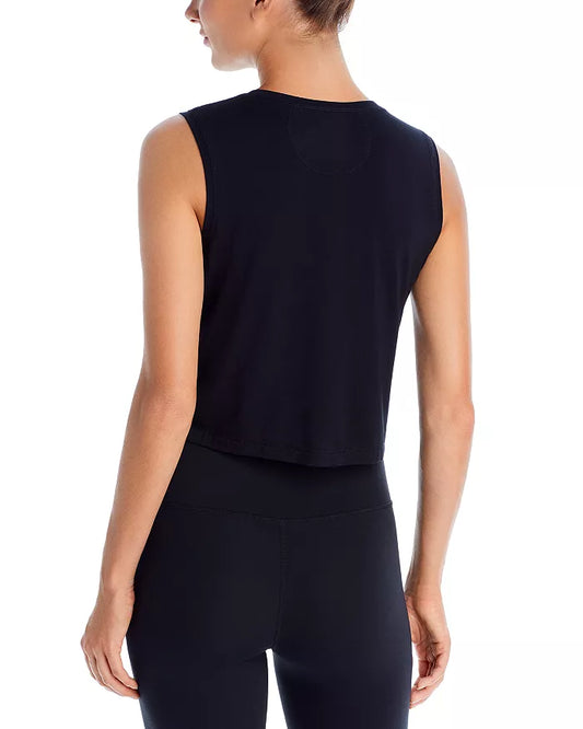 Sienna Crop Tank - Black