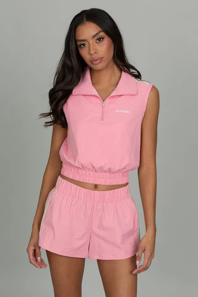 ActiveEase Side Stripe Short - Light Pink