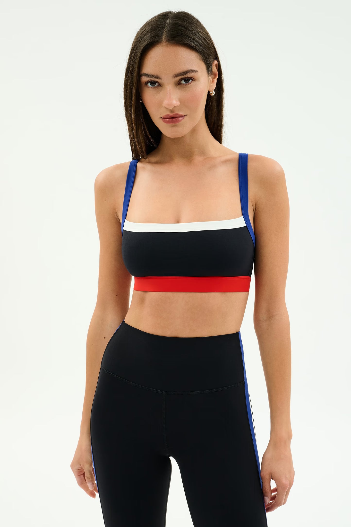 Monah Rigor Bra - Black/White/Red/cobalt