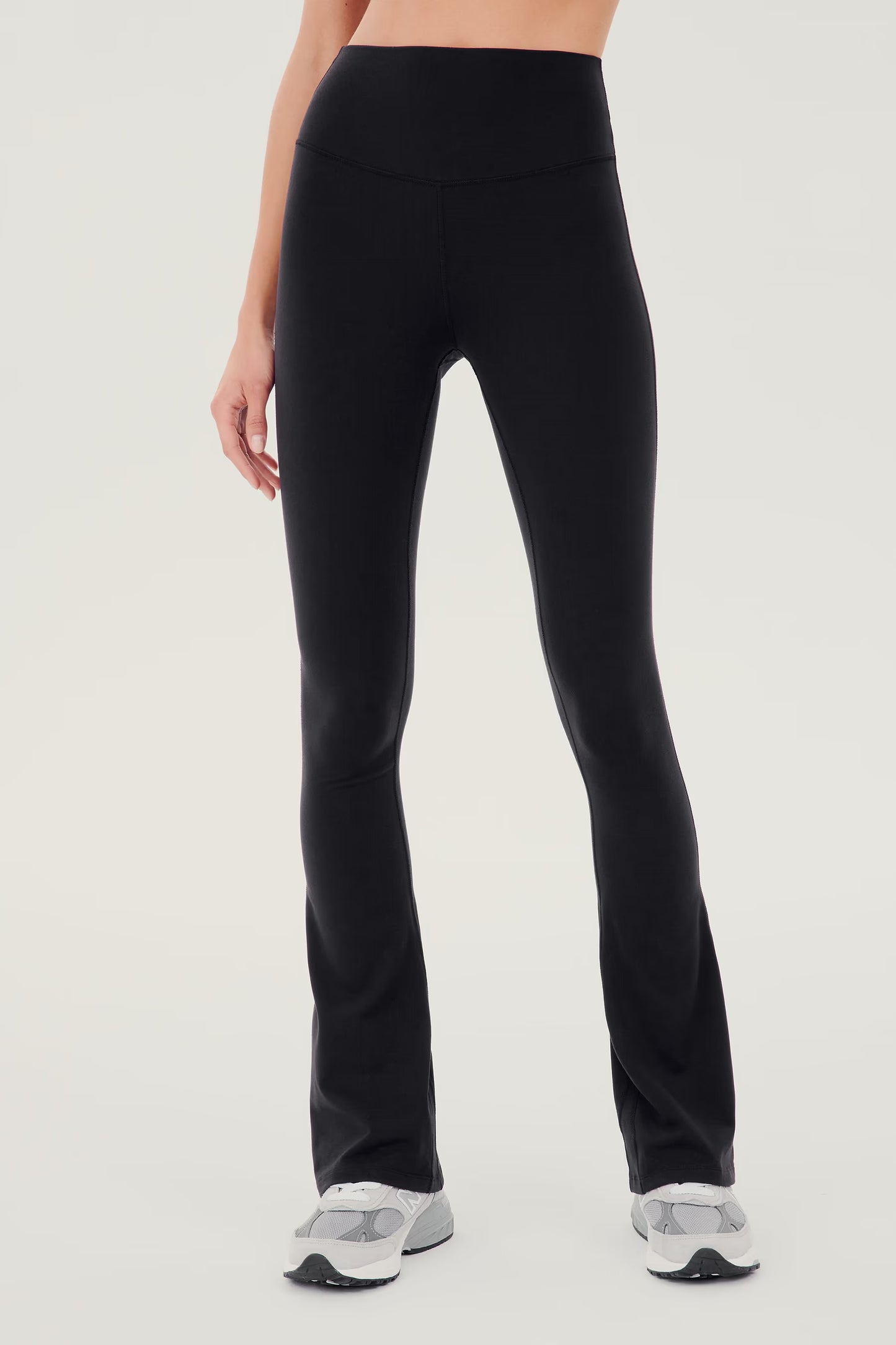Raquel High Waist Flared Legging 32"length - Black