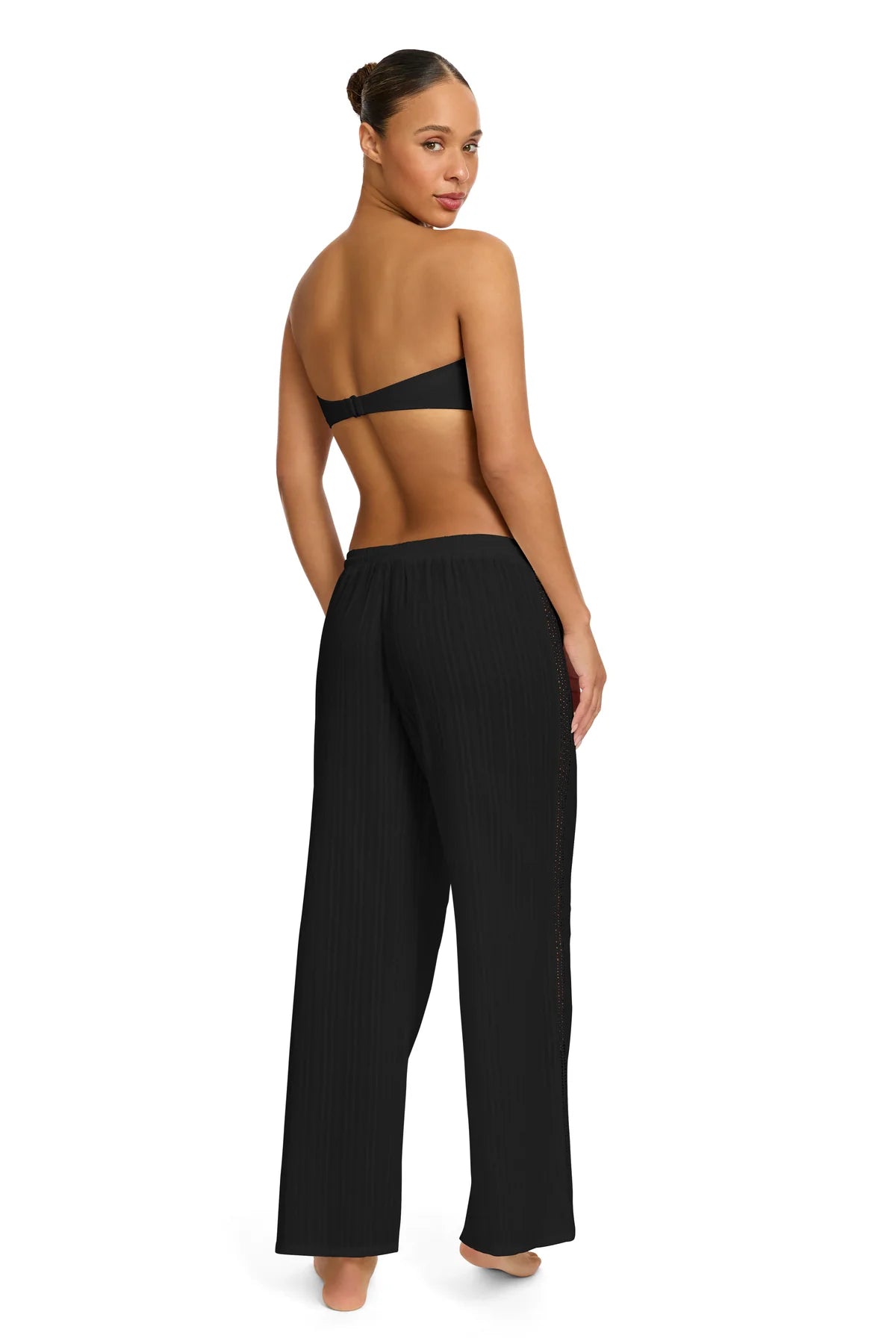Marina Long Pants/Cover up - Black