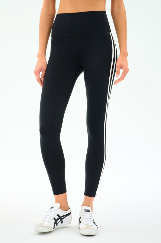 Ella High Waist Airweight 7/8 leggings - Black/white