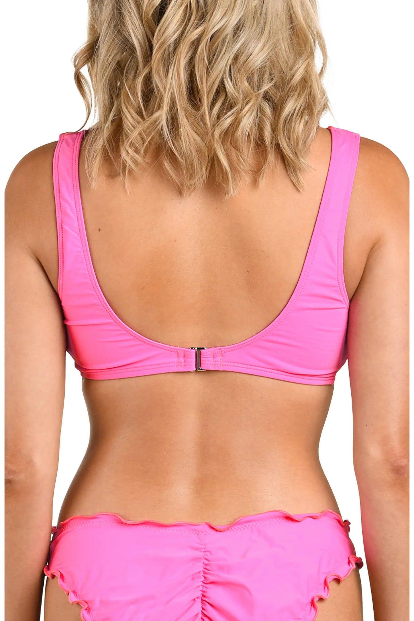 Solid Merrow Top - Pop Pink