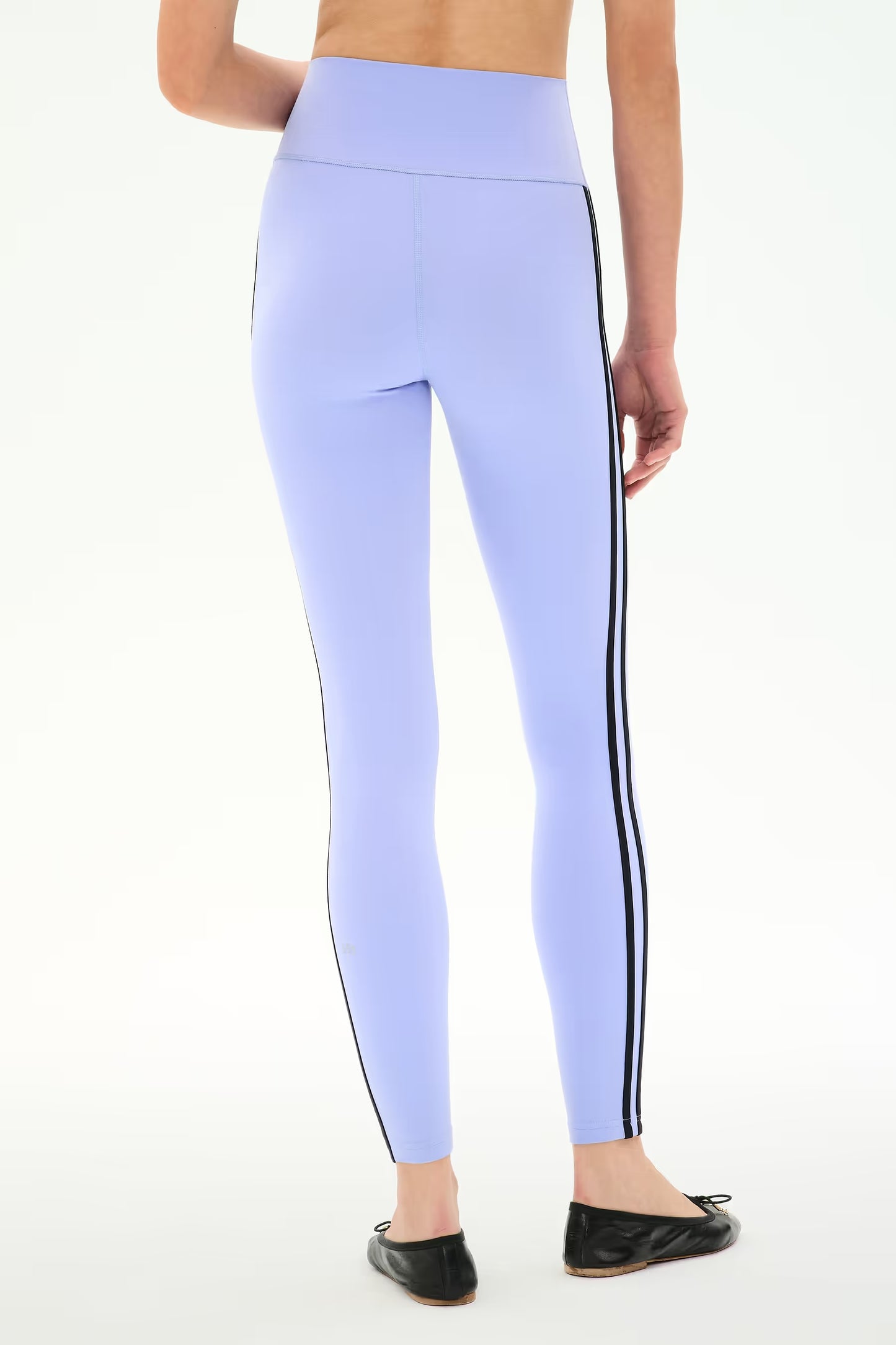 Ella High Waist Airweight 7/8 Leggings - Purple Haze/Black