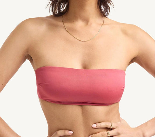 Nala Bandeau Top - Wild Rose EcoLux
