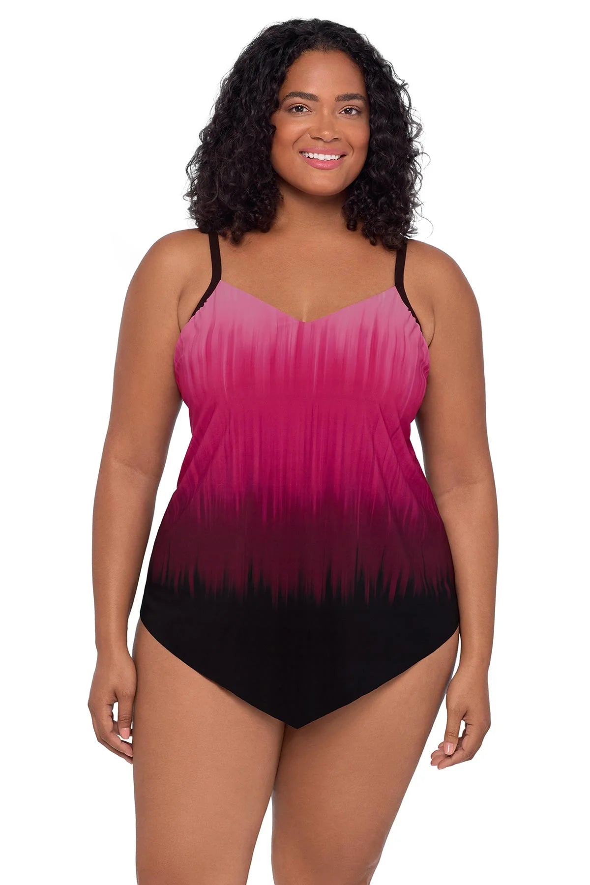 Hank Tankini Top - Rose Ombre 16W-24W